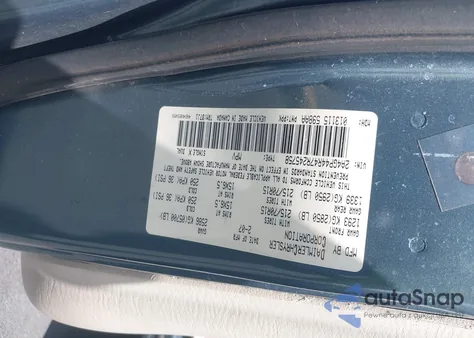 2007 Chrysler Town & Country Lx z USA, uszkodzony, nr VIN 2A4GP44R47R245758